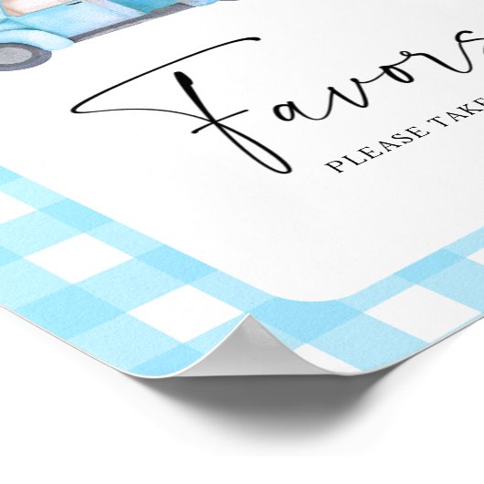 カボチャのトラック – ポスターを支持 ポスター (角)