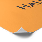 カボチャのトリックまたはトリートメントハッピーハローウィンポスター ポスター (角)