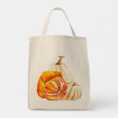 カボチャのトートバッグでの収穫(2-III) トートバッグ (裏面)