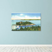 カボチャのノブとロングアイランド キャンバスプリント (インサイチュ (ウッドフロア))