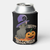 カボチャのハッピーハロウィーン猫 缶クーラー (缶裏面)