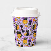 カボチャのハロウィンキャンディブラックキャッツ 紙コップ (右)