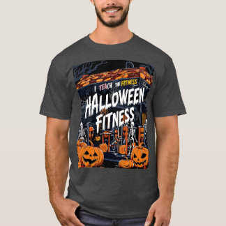 カボチャのハロウィンジム面白いハロウィーンフィットネス Tシャツ
