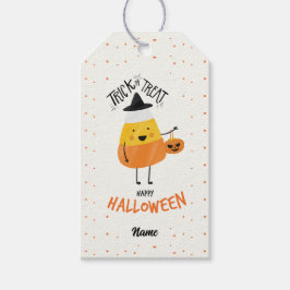 カボチャのハロウィンタグ ギフトタグ