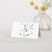 カボチャのハロウィン猫 プレイスカード (裏面)