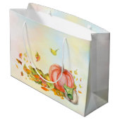 カボチャのハロウィン猫 ラージペーパーバッグ (裏面アングル)