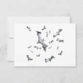 カボチャのハロウィン猫 招待状 (裏面)