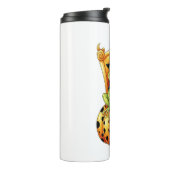 カボチャのハロウィーンかわいいカエル タンブラー (回転左)