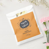 カボチャのハロウィーンの好意バッグをトリックまたは治療 フェイバーバッグ (封をした状態)