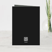 カボチャのハロウィーンの魔猫 カード (裏面)