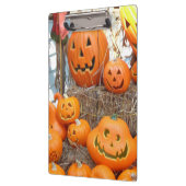 カボチャのハロウィーンハロウィーンのカボチャのちょうちんオレンジのカボチャ クリップボード (左)