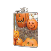 カボチャのハロウィーンハロウィーンのカボチャのちょうちんオレンジのカボチャ フラスク (左)