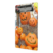 カボチャのハロウィーンハロウィーンのカボチャのちょうちんオレンジのカボチャ ミニクリップボード (アングル2)