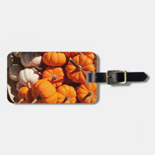 カボチャのハロウィーンハロウィーンのカボチャのちょうちんオレンジのカボチャ ラゲッジタグ