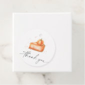 カボチャのパイの赤ちゃんシャワ感謝していーユー フェイバータグ (インサイチュ)