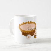 カボチャのパイ コーヒーマグカップ (正面左)