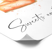 カボチャのパイ – スイーツとお菓子の赤ちゃんシャワー ポスター (角)