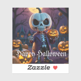 カボチャのパッチのスケルトンの仲間 シール