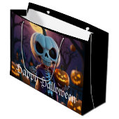 カボチャのパッチのスケルトンの仲間 ラージペーパーバッグ (正面アングル)