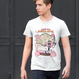 カボチャのパッチカボチャのピッキング – ピンクカボチャ Tシャツ