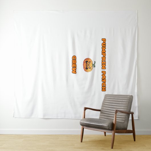 カボチャのパッチクルーのマッチング秋の装クラシック置T タペストリー (インサイチュ(横))