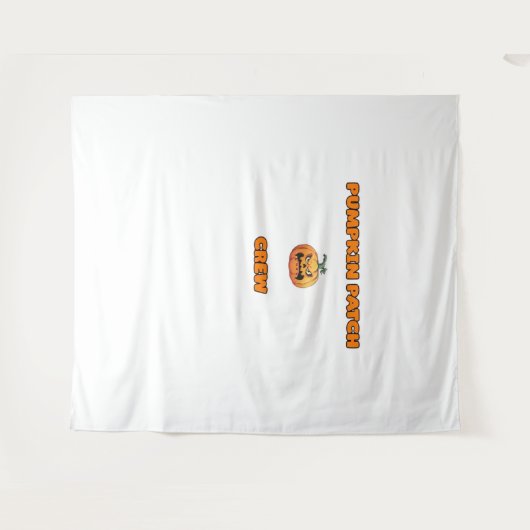 カボチャのパッチクルーのマッチング秋の装クラシック置T タペストリー (正面(横))