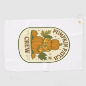 カボチャのパッチクルー ゴルフタオル (横)