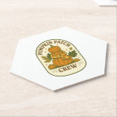 カボチャのパッチクルー ペーパーコースター (アングル)