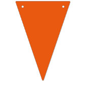 カボチャのパッチパーティーバナー(ブラウンとオレンジ) バンティングフラッグ (第2の旗)