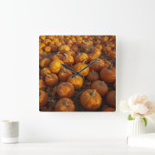 カボチャのパッチ時計 スクエア壁時計 (ホーム)