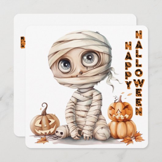 カボチャのパーチ – 秋の塵の中のミイラ (正面/裏面)