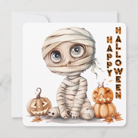 カボチャのパーチ – 秋の塵の中のミイラ (正面)