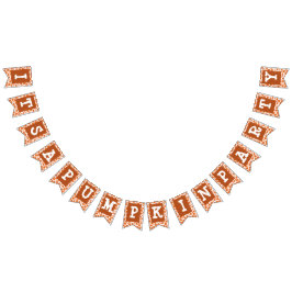 カボチャのパーティー バンティングフラッグ