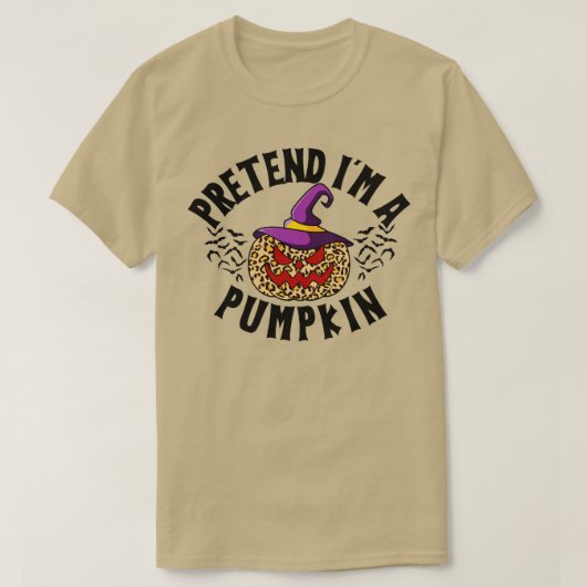 カボチャのフリをする Tシャツ (デザイン正面)