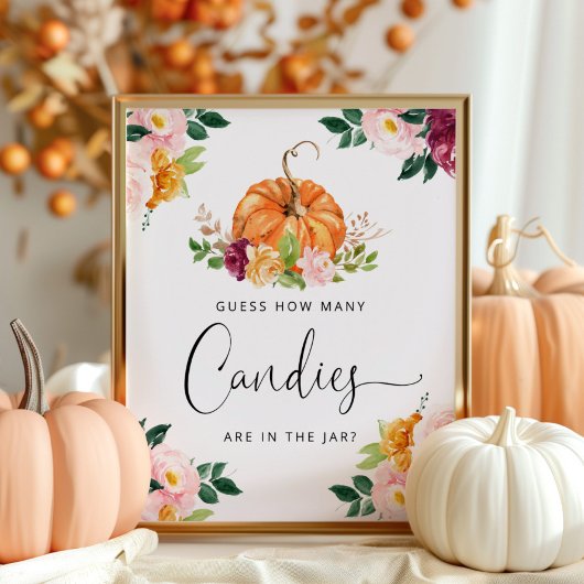 カボチャのフローラはキャンディーの数を推測する ポスター