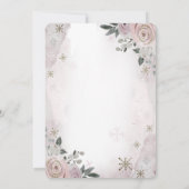 カボチャのフローラベビーシャワー 招待状 (裏面)