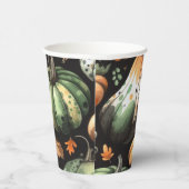 カボチャのヘロウィーンラッピング紙シート 紙コップ (右)