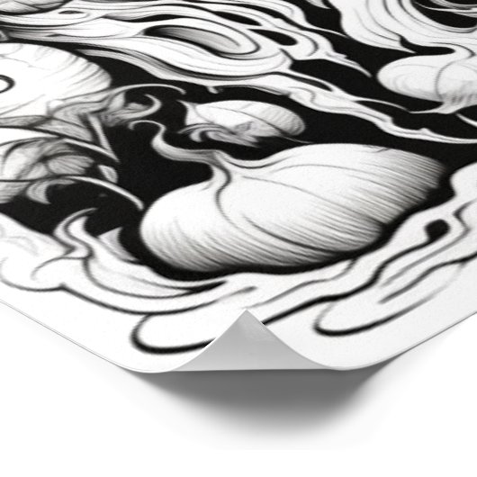 カボチャのマスターパッチは自分で色を付ける ポスター (角)