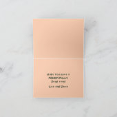 カボチャのランタン グリーティング カード (内部)