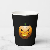 カボチャのランタン ハロウィン ナイト 紙コップ (裏面)