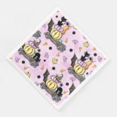 カボチャのレーシングカーが乗った可愛い黒いハロウィン猫 (コーナー)