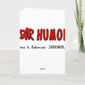 カボチャのロボット カード (裏面)