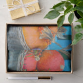 カボチャの入ったホリデーバスケット 薄葉紙 (ギフト)