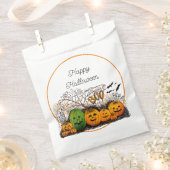 カボチャの列 フェイバーバッグ (クリップ留めされた状態)