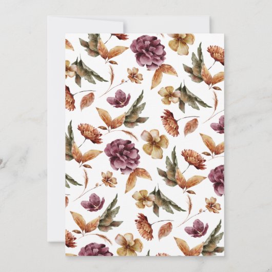 カボチャの友情 招待状 (裏面)