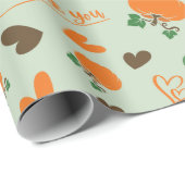 カボチャの収穫感謝してい感謝祭シームレス ラッピングペーパー (ロールコーナー)