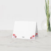 カボチャの収穫感謝祭折りたたみ式ホリデーカード シーズンカード (裏面)