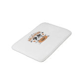 カボチャの可愛い子犬 – ハロウィーンドッグイラストレーション バスマット (アングル)