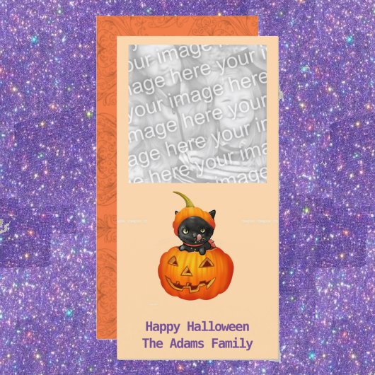 カボチャの可愛い子猫 シーズンカード