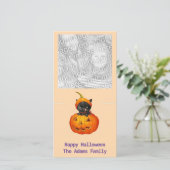 カボチャの可愛い子猫 シーズンカード (スタンド正面)